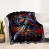 Gothic Style Blanket Ultra-Soft Perfect for Office Bedding Couch All-Season Use Playful Design Gifts For Family Or Friends