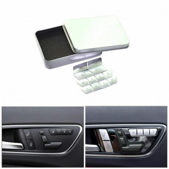 Car inner door Switch Button Sticker with tape For Benz GLK CLA GLA CLS ML GL