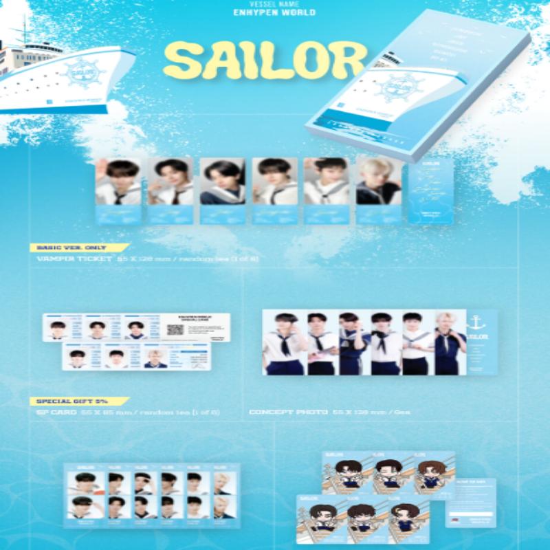 ENHYPEN WORLD COUPON CARD COLLECTION [SAILOR BASIC ver.]