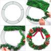 Yousheng 20cm/25cm Metal Hoop Wreath Frame Wire Ring Flower Garland Holder DIY Wreath Making Supplies for Festival Wedding Party