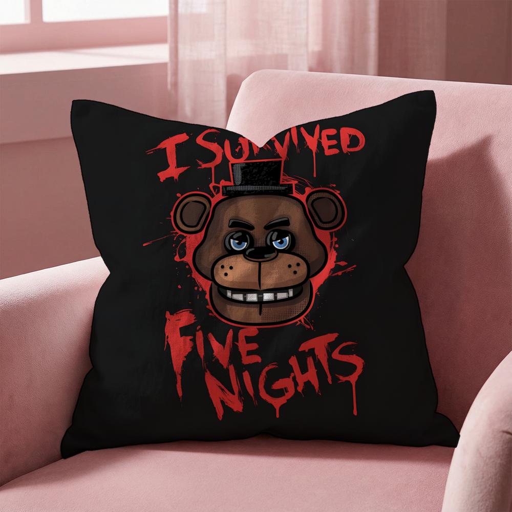 F-Five Nights at Freddy's ИГРОВАЯ Наволочка Мульти-Сценарная Наволочка для Дома и Автомобиля - Двусторонняя, Мягкая и Прочная для Ежедневного Использования