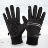 Cycling Gloves All Fingered Outdoor Sports Mountaineering Cycling Gloves Waterproof Windproof Non Slip Plus Velvet Touch Screen Gloves