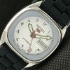 CLASSIC SEIKO 5 AUTOMATIC MENS 6309A JAPAN ARABIC WHITE DIAL WATCH a417096-2