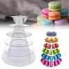 6-layer Pastry Display Stand Cake Display Stand Round Plastic Cake Tower Wedding Pastry Stand