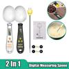 2-в-1 ЖК-цифровые портативные кухонные весы мерная ложка грамм муки и круп ложка вес кофе термометр для еды