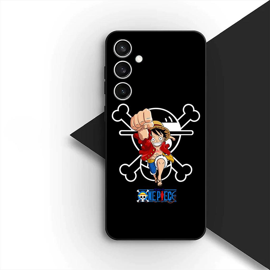 Cover for Samsung Galaxy S24 S25 S23 FE Ultra Plus S7 Edge S25+ S23+ A56 5G Phone Case Roronoa Zoro Boa Hancock One Luffy Pieces