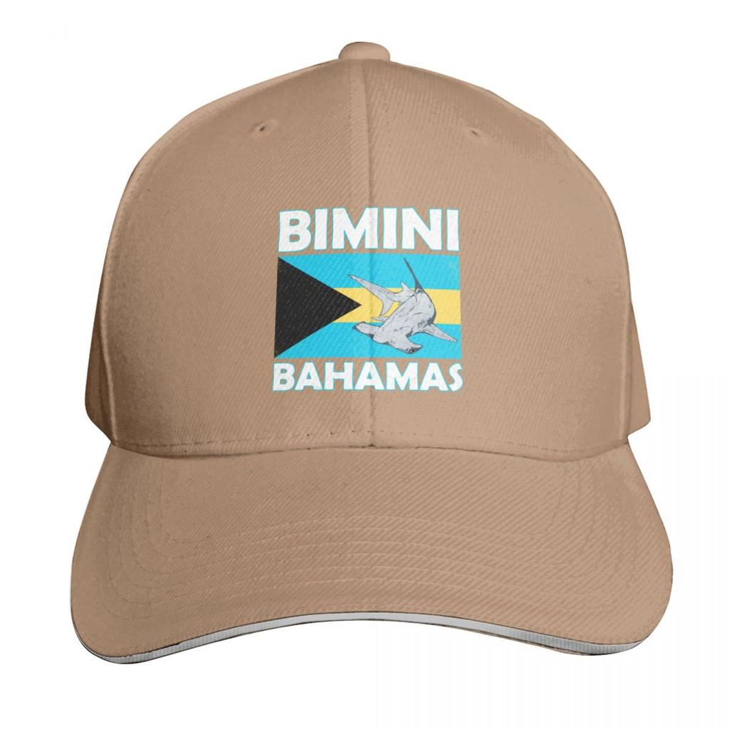 Bimini Bahamas Hammerhead Shark Baseball Cap Sunscreen Anime Hat Custom Cap Snap Back Hat Elegant Womens Hats Unisexs