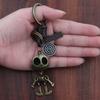 Retro Style Miniature Skull Ornamental Mini Keychain Pendant Accessories Handbag