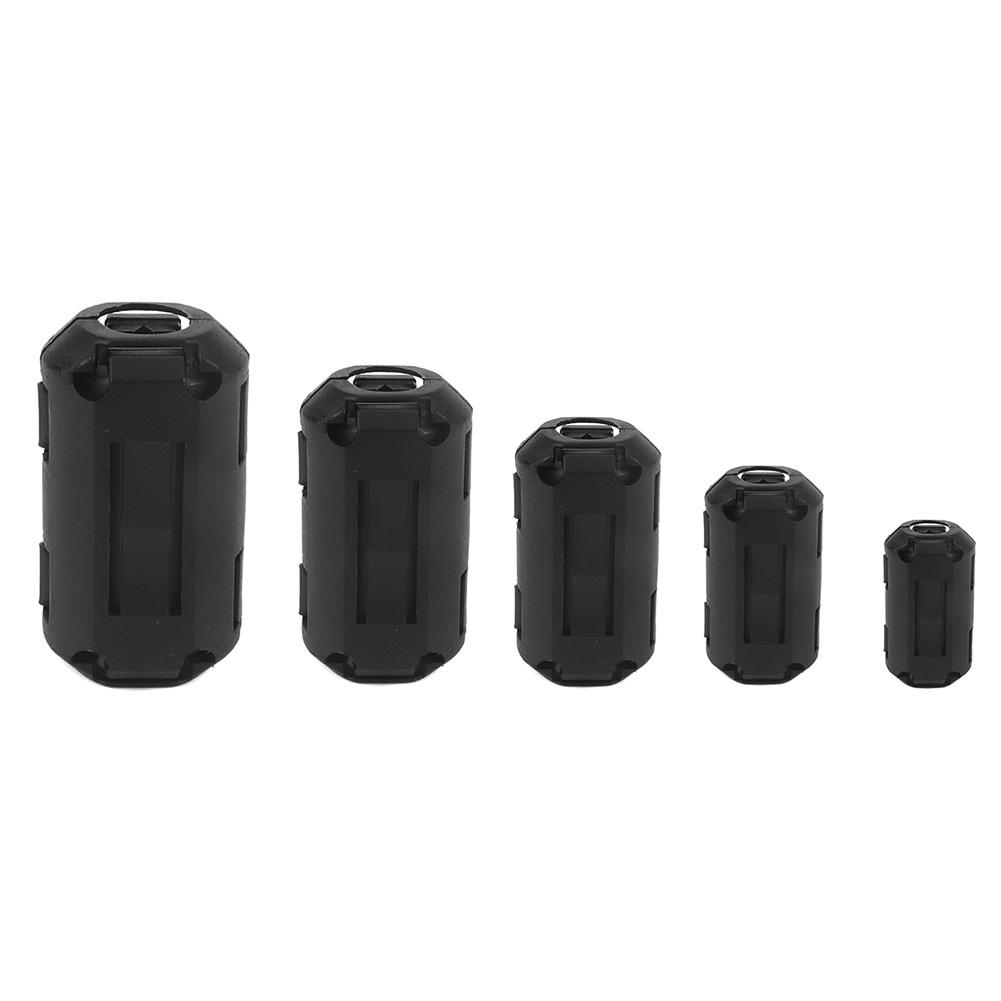 50 шт. Кабельный соединитель зажим 3,5 мм/5 мм/7 мм/9 мм/13 мм Подавляющие помехи Дегауссирующие зажимные кольца для USB аудио-видео кабеля шнура питания