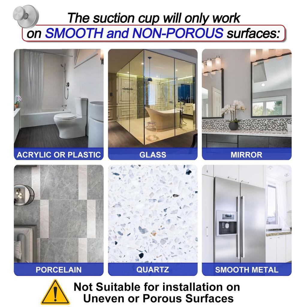 Вакуумные присоски Крючки из нержавеющей стали Крючки для душа и ванной Крючки для душа Держатели Крючки для душа Подвешивание полотенец