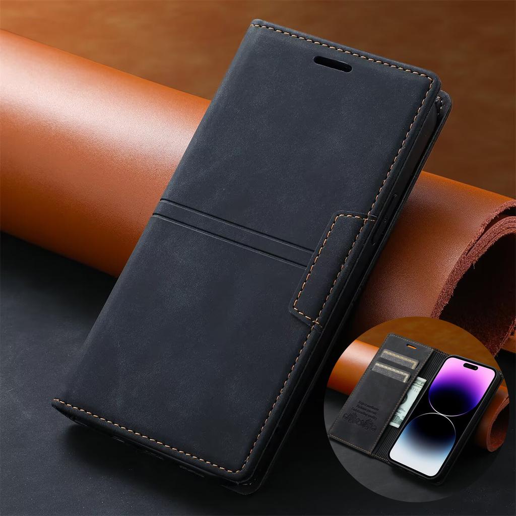 Кожаный чехол для телефона Samsung Galaxy A15 A25 A35 A55 A16 A36 A56 A14 A54 A34 A24 A13 A23 A33 A53 A05S A52 A32 A22 Чехол-книжка