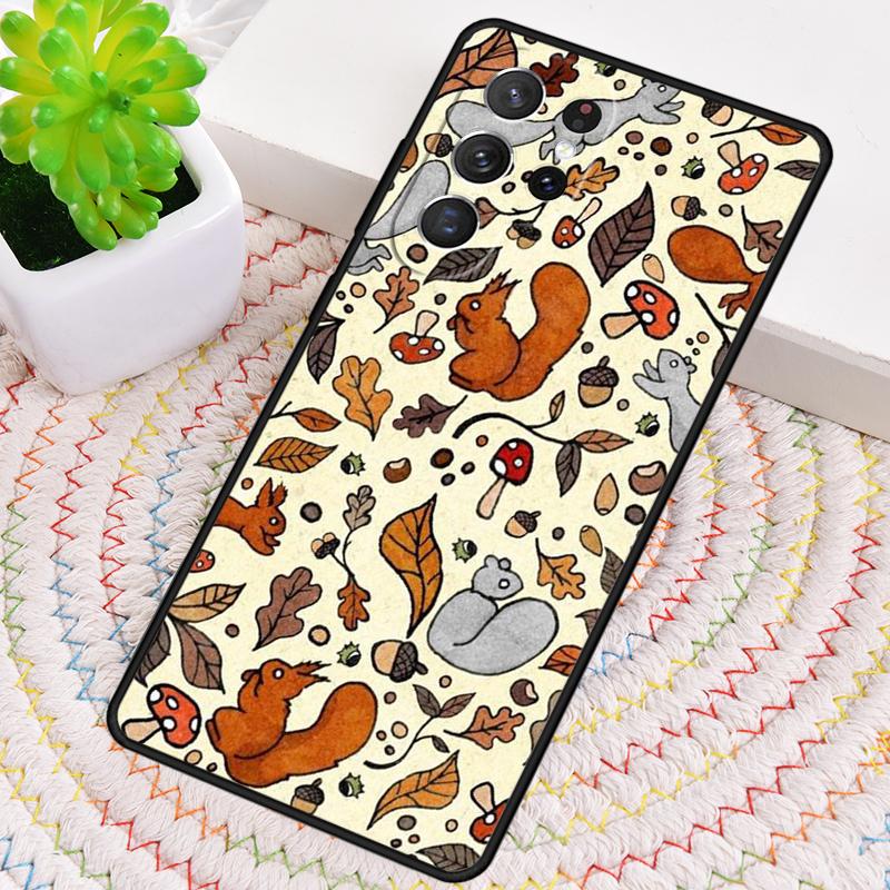 Wild Forest Animal soft TPU Phone Case For Samsung Galaxy note 10 pro S26 S25 S24 S23 S22 Ultra Plus S21 FE S20 Shockproof Cover