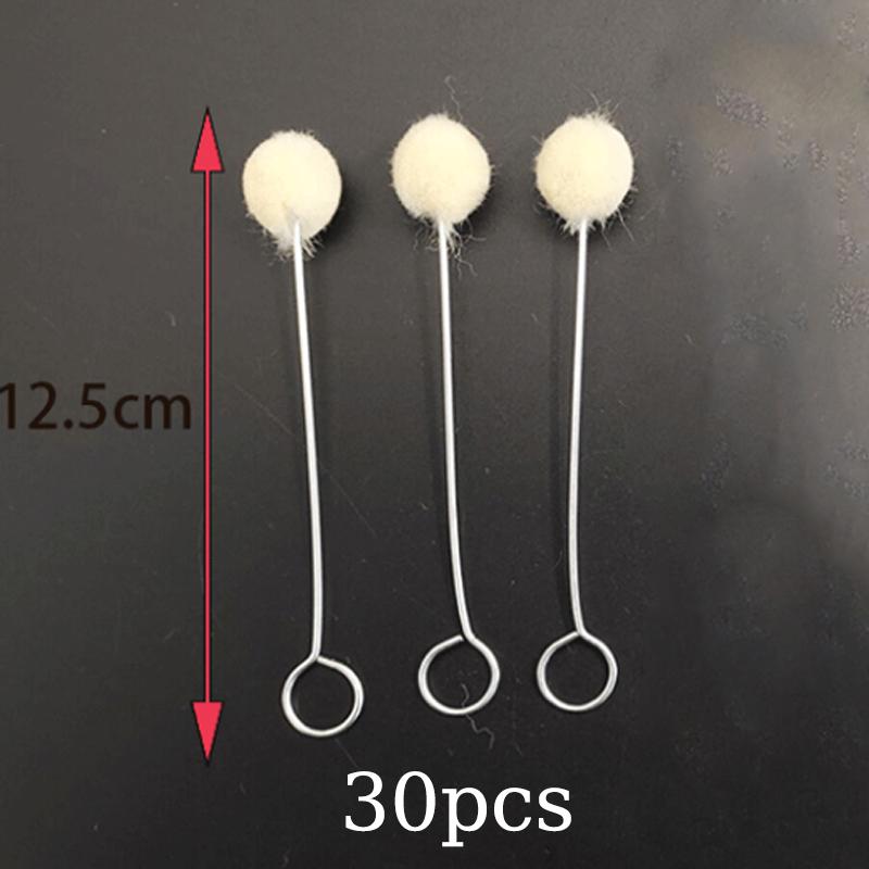 10/30 шт. Шарики из кожи и шерсти Кисть для покраски Инструмент для окрашивания кожи Кисть для покраски кожи Губка Кисть для покраски