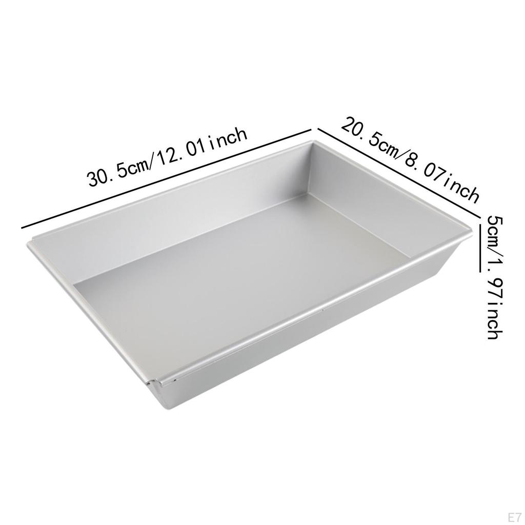 Detroit Styled Pizza Pan Bread Baking Sheet Nonstick Aluminum Alloy Kitchenware Bakeware Deep Dish
