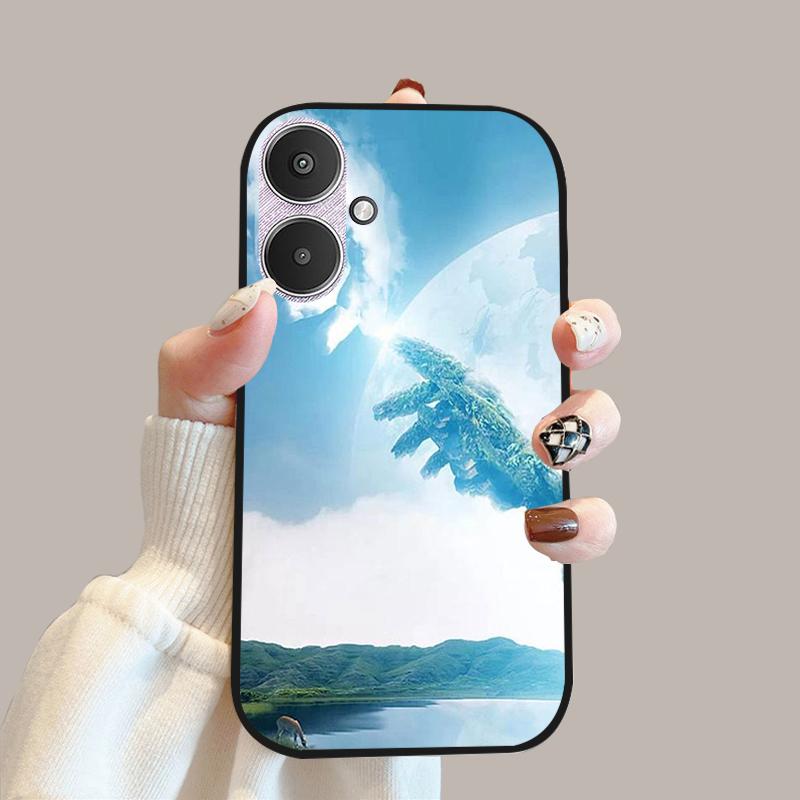 For Xiaomi Poco M6 5G Case 23128PC33I Silicone TPU Soft Phone Cover Cases For Redmi 13C 13R 5G Fashion Protective Fundas Shells