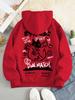 Autumn Cute Cat Cartoon Print Men Sweatshirt Women Harajuku Casual Loose Hooded Fashion Soft Pocket Hoodies Warm Female Clothes