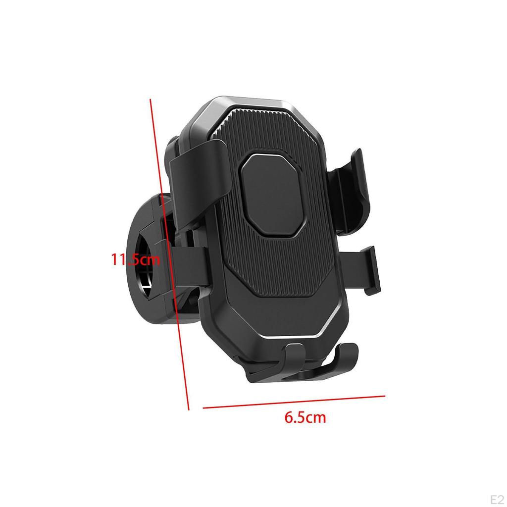 Мотоциклетный держатель для мобильного телефона с защитой от встряхивания, простая установка, вращение на 360 °