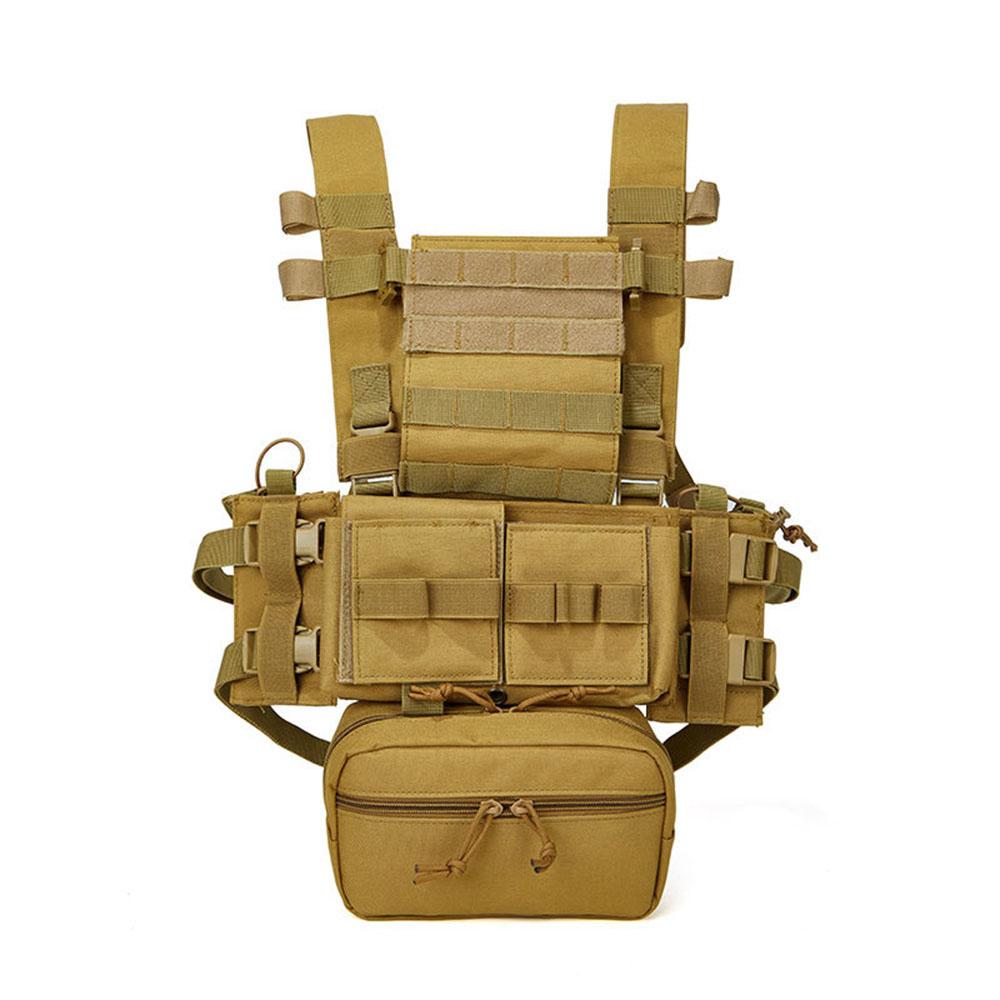 Tactical Vest Light Weight MK3 Combat Chest Rigs Outdoor Hunting Protection Horness Gears With Molle System.