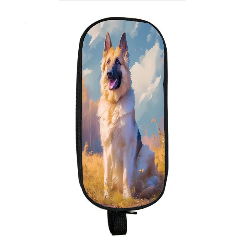 Капибара, кошка, собака, пеналы, лошадь, тигр, панда, пенал, сумка с волком, держатель, коробка для девочек, офисный студенческий органайзер, канцелярские принадлежности, школьные принадлежности