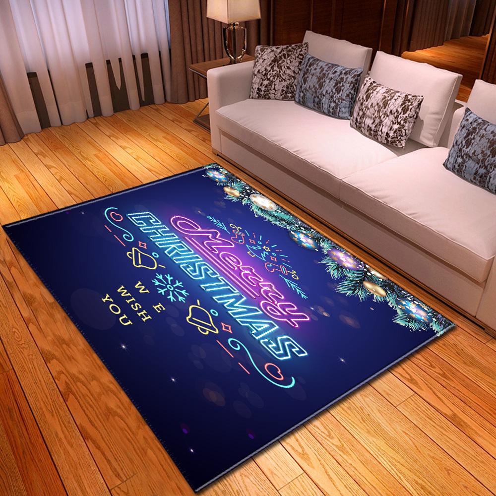 Christmas Living Room Floor Mat Bedroom Dining Room Carpet Carpet Doormat