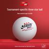 Шарики для настольного тенниса Double Happiness 3-Star D40+ ABS - Белый/Желтый