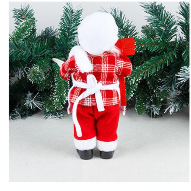 Шеф-повар Санта-Клаус Рождественские украшения Рождественский декор стола Украшения Старик Кукла Подвесные ноги Сидящий Стоящий Шеф-повар Старик