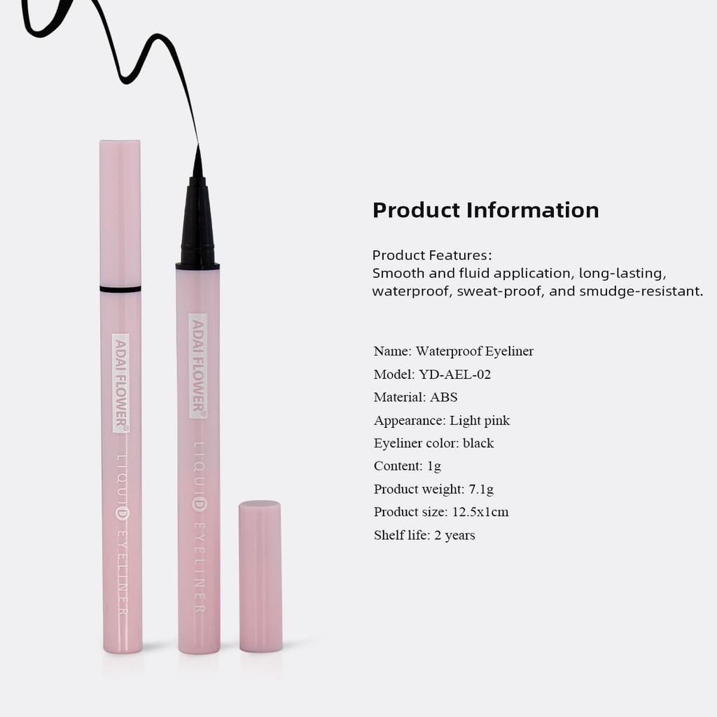 Водостойкая подводка для глаз. Не размазывается, не оставляет следов, цвет стойкий. Купите 2, получите 1 бесплатно. Светло-розовый.