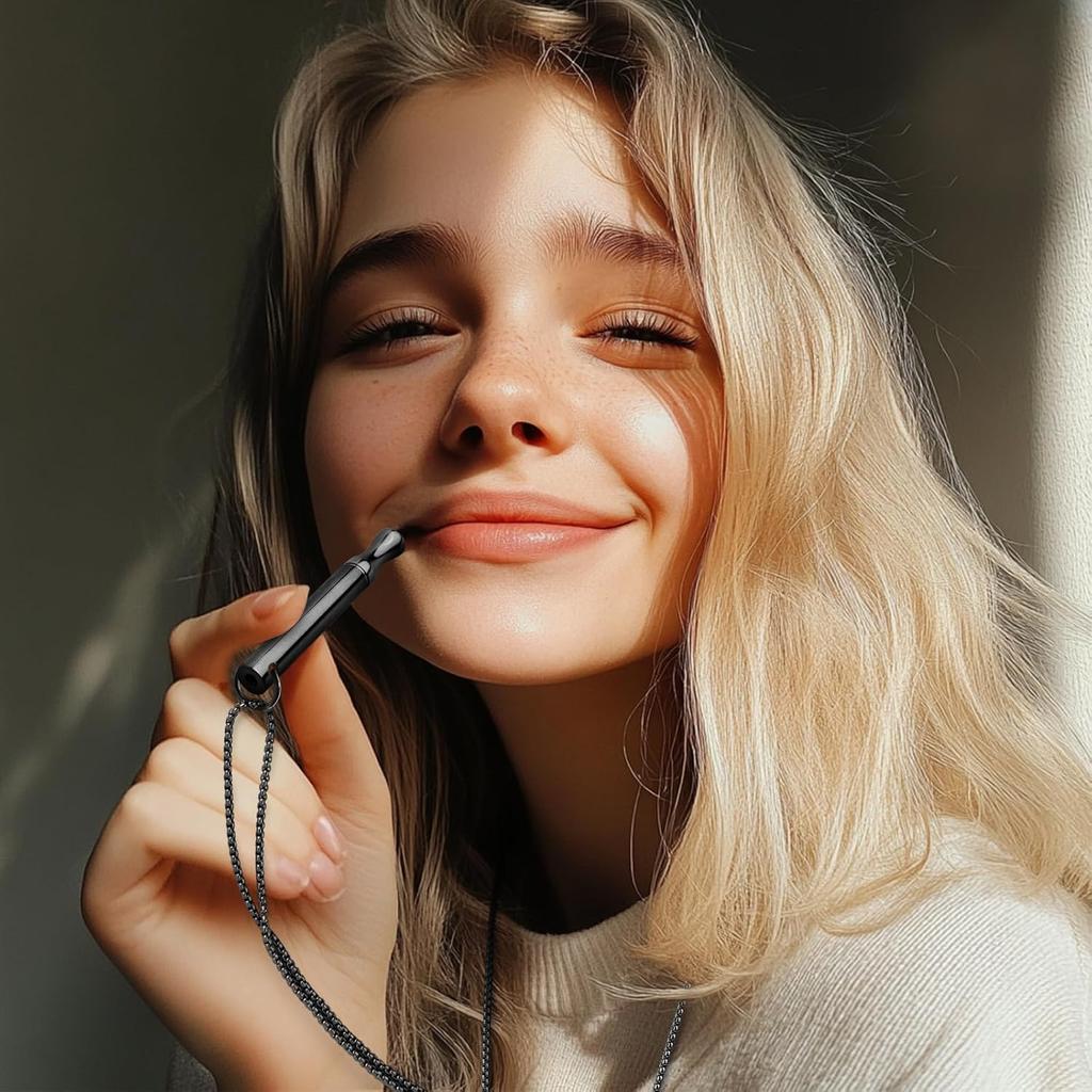 Дыхательное ожерелье для отказа от курения и вейпинга с сменными мятными картриджами из нержавеющей стали, антистрессовое ожерелье, без дыма