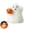 Felt Ghost Pumpkin Halloween Decoration Handmade Wool Ghost Pumpkin Collectible Ornaments for Halloween Home Decor