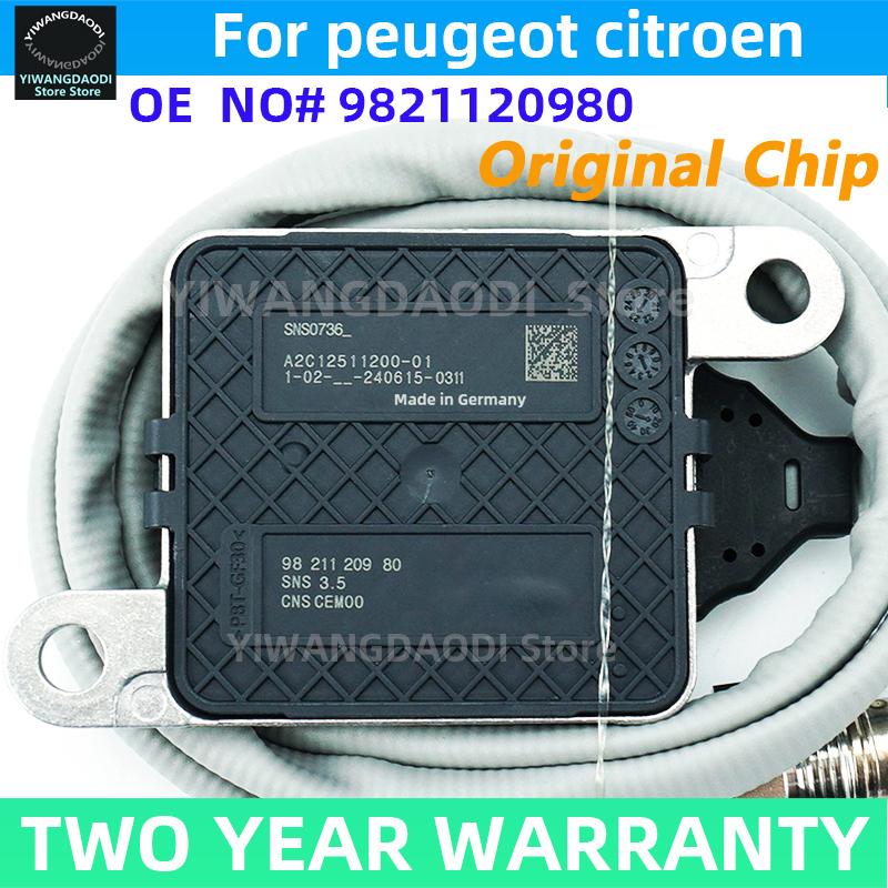9821120980 98 211 209 80 New Original Nitrogen Oxygen Sensor NOX Sensor For Citroen C3 C4 Peugeot 1.6HDi 2.0 HDi Diesel