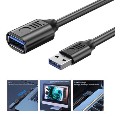 Удлинительный кабель USB 3.0, высокоскоростной USB-удлинитель, 90 градусов, между мужчинами и женщинами, передача данных 5 Гбит/с для удлинителя мыши