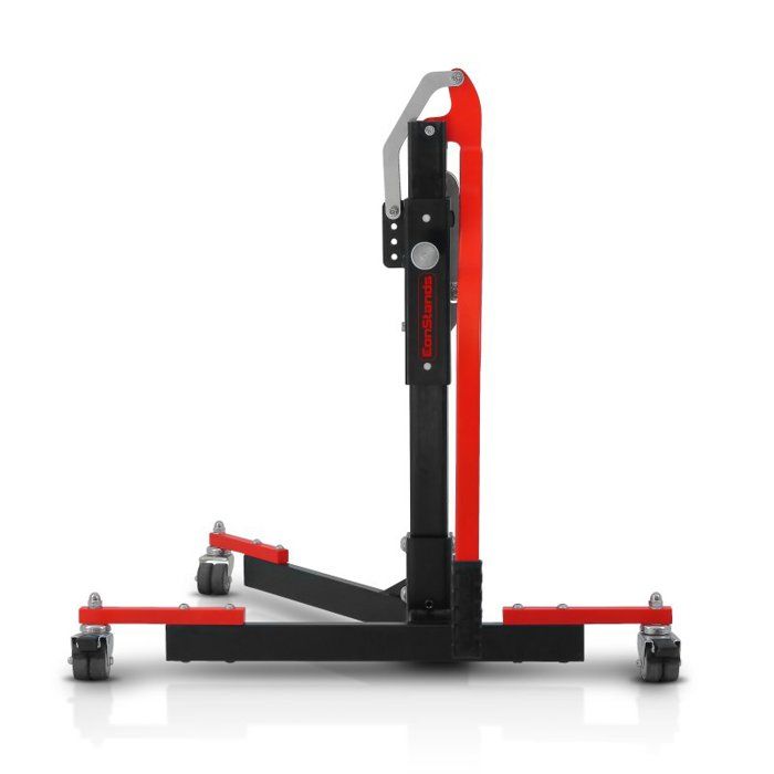 Béquille d'atelier centrale - CONSTANDS - Power-Evo Triumph Trident 660 (2021-2025) - 300 kg - Kit adaptation - Rouge