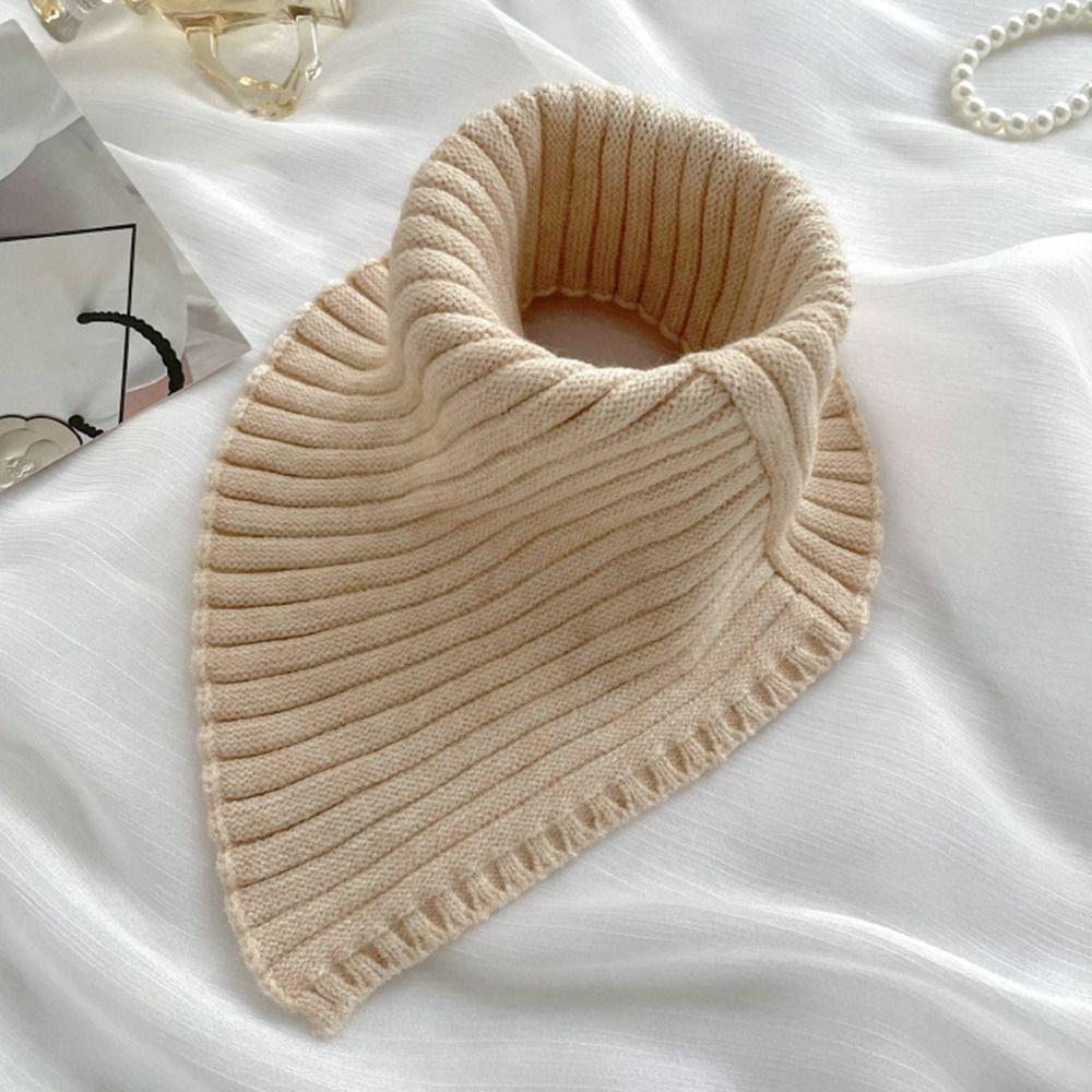Fashion Detachable Warm Neck Warmer Turtleneck Knitted Fake Collar Scarf