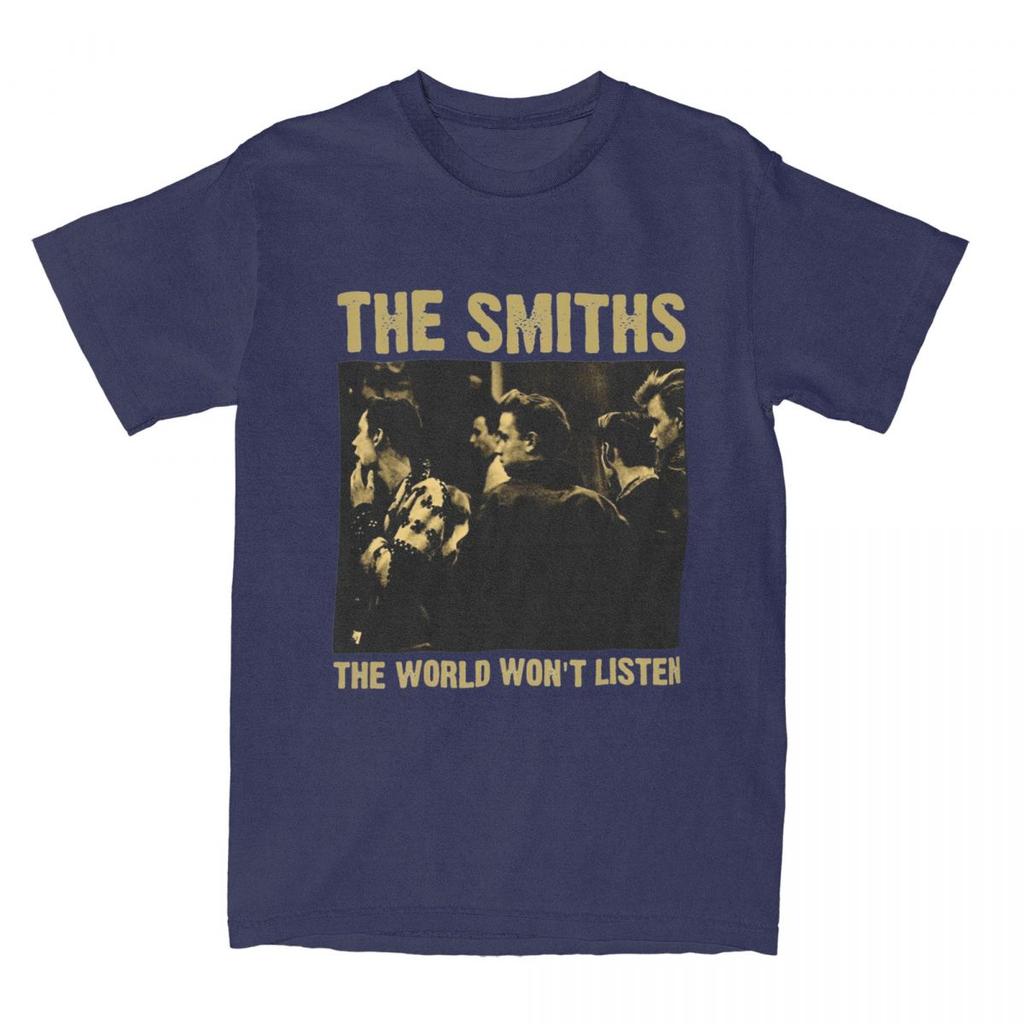 Футболка The Smiths Летняя Мода С Принтом Y2K Забавные Футболки 100% Хлопок Футболка Харадзюку Для Мужчин С Короткими Рукавами Повседневная Одежда