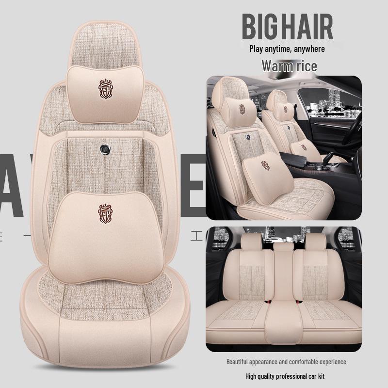 Acura TLX-L2 Series Wagon 218i Purple Wind Chime Linen Car Seat Cover