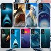 Мягкий чехол для телефона с изображением морского монстра акулы для Samsung Galaxy A14 A13 A12 A15 A54 A53 A52 A55 A34 A33 A32 A35 A24 A23 A22 A25