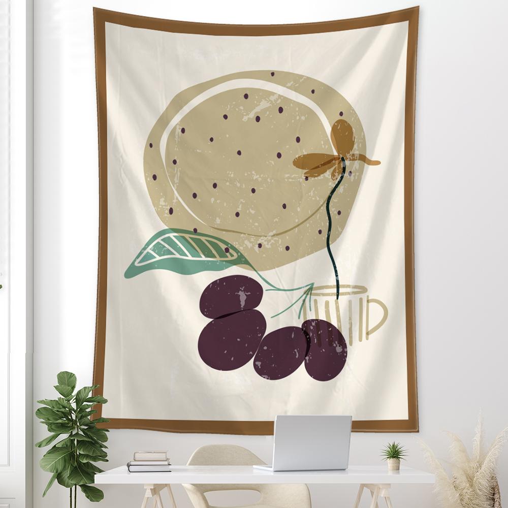 Абстрактная иллюстрация гобелен настенный гобелен колдовство таинственный минималистский хиппи фон ткань домашний декор