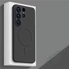 Магнитный Чехол из Жидкого Силикона для Телефона Magsafe для Samsung Galaxy S26 S25 Ultra S23 S24 FE S22 S21 Plus Ударопрочный Чехол