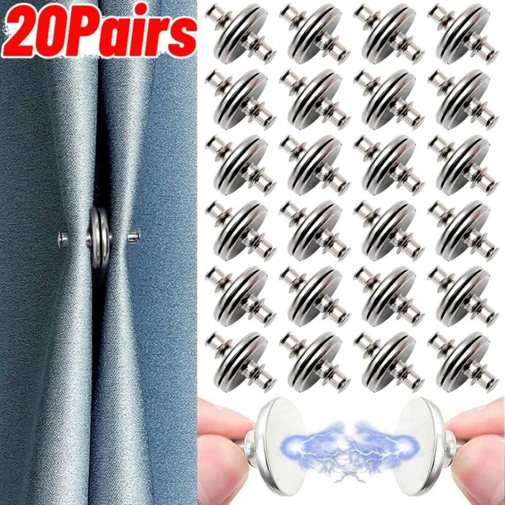 Lightproof Design Magnetic Curtain Button Holder Curtain Magnetic Clips Window Curtain