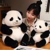 Large Simulation Cute Panda Hanhan Doll Plush Toy Sleeping Pillow Bed Hug Doll Birthday Gift Plush Panda Toy