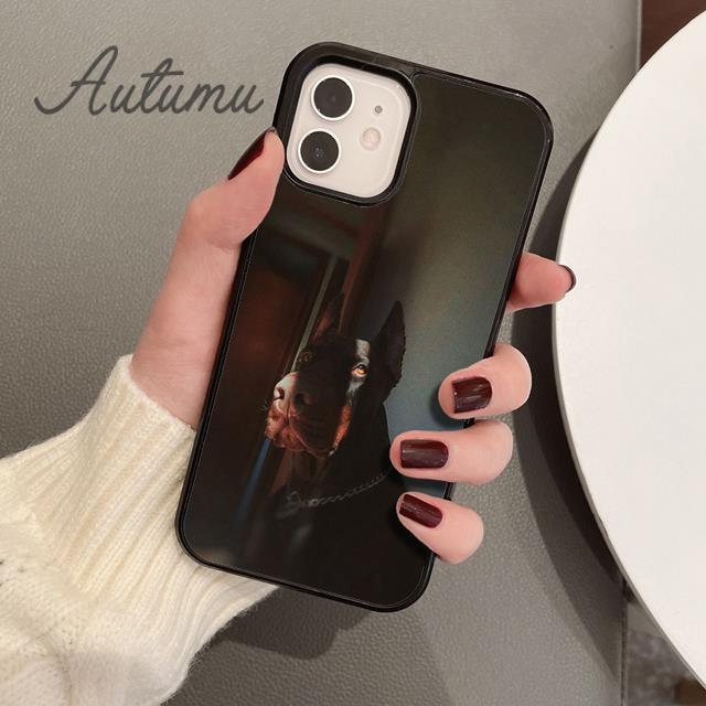 Doberman Pinscher Dog Phone Case for iPhone 11 12 13 14 Pro Max Mini X XR XS SE 2020 6 7 8 Plus Samsung Galaxy S21 S22 Shell