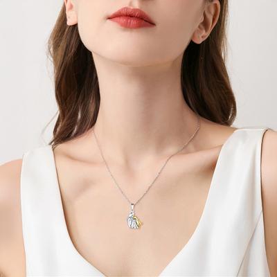 Сплав Ожерелье-подвеска "Объятия", Ожерелье-подвеска для любителей собак, для рубашек, свитеров и элегантных платьев