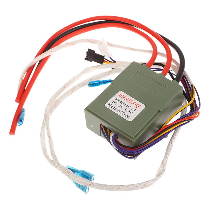 Dc 3V Gas Stove Double Ignition With Temperature Control And Display Pulse Igniter 12 Wires For Bosch Gas Water Heater