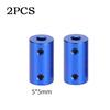 Алюминиевая гибкая муфта Отверстие 5 мм 8 мм Детали для 3D-принтера Синяя гибкая муфта вала Винт Гибкая муфта вала шагового двигателя