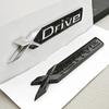 3D ABS Логотип XDrive Эмблема X Drive Значок на задний багажник автомобиля Наклейка на крыло для BMW Xdrive 3 Серии 5 Серии X1 X3 X5 Аксессуары