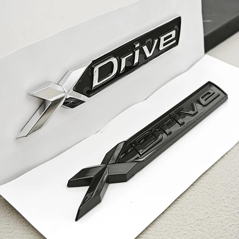 3D ABS Логотип XDrive Эмблема X Drive Значок на задний багажник автомобиля Наклейка на крыло для BMW Xdrive 3 Серии 5 Серии X1 X3 X5 Аксессуары
