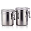 Stainless Steel Sealed Jar Coffee Jar Thickened Stainless Steel Storage Jar Moisture-proof and Fresh-keeping