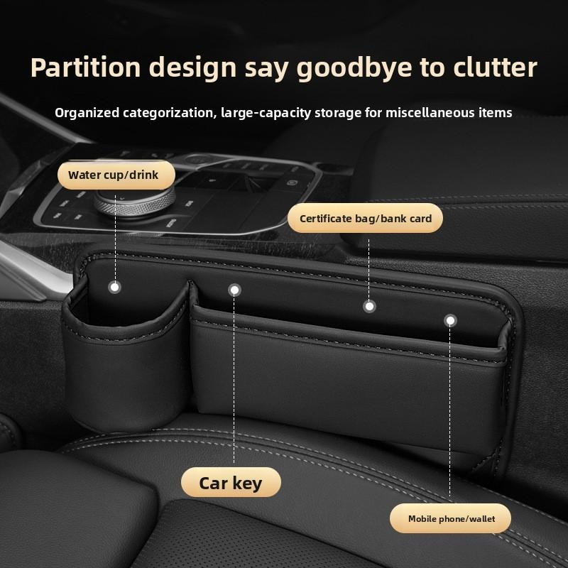 Car Seat Crevice Storage Box Multi Functional Crevice Storage Box Car Supplies Car Interior Bag Storage Box