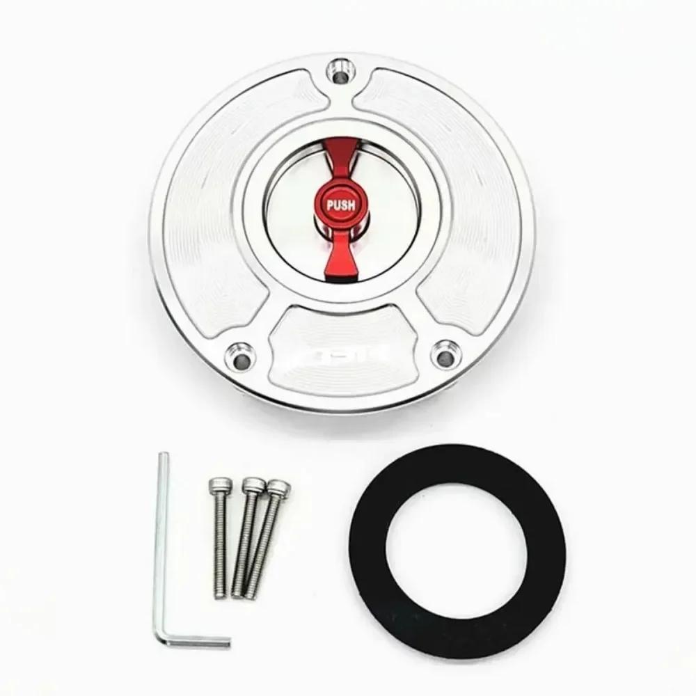 CNC Aluminum Keyless For Honda CBR 600 F4 F3 F2 1991-2008 Motorcycle Accessories Fuel Gas Tank Cap Cover
