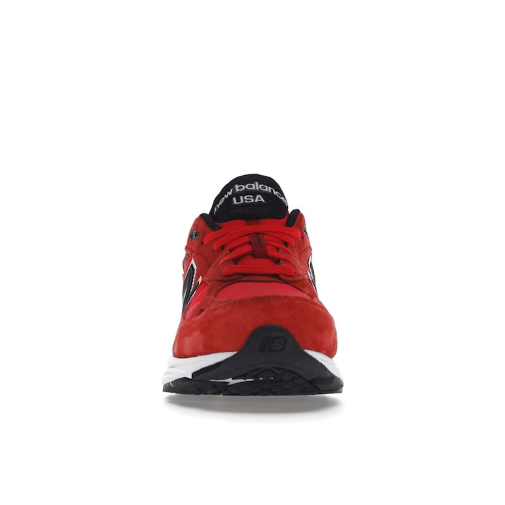 New Balance 990v3 Сделано в США Красные замшевые мужские кроссовки Ярко-розовые черные M990PL3